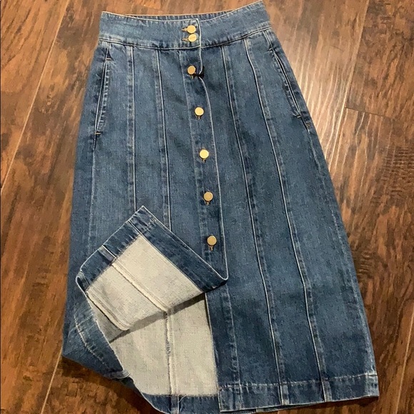 Frame long denim skirt - Picture 4 of 7